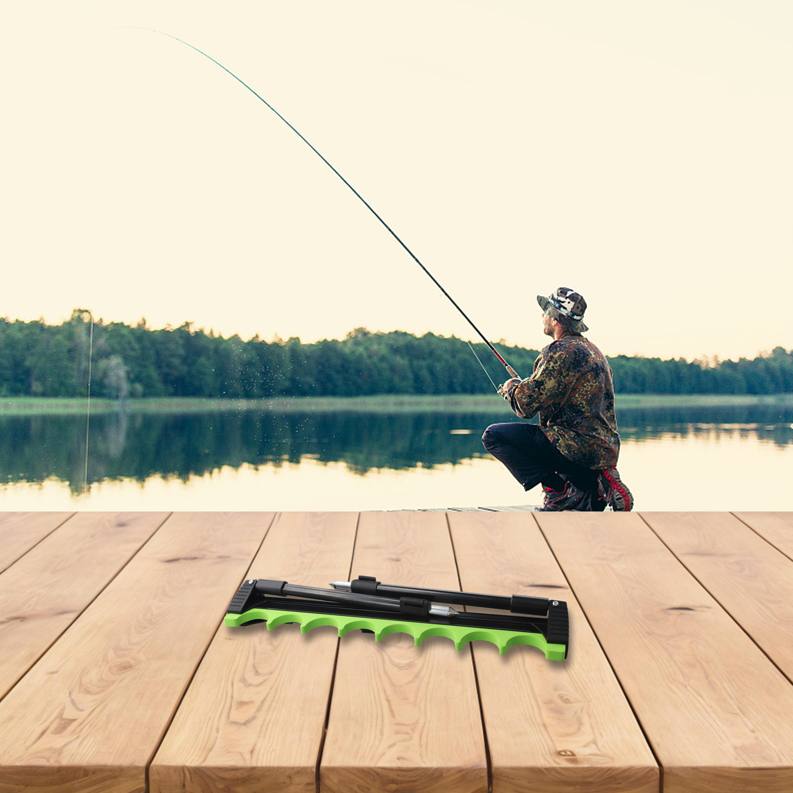 4레그 8리그 텔레스코픽 낚싯대 홀더 아연 합금 EVA - Fishing Rod Telescopic 리뷰 및 가격