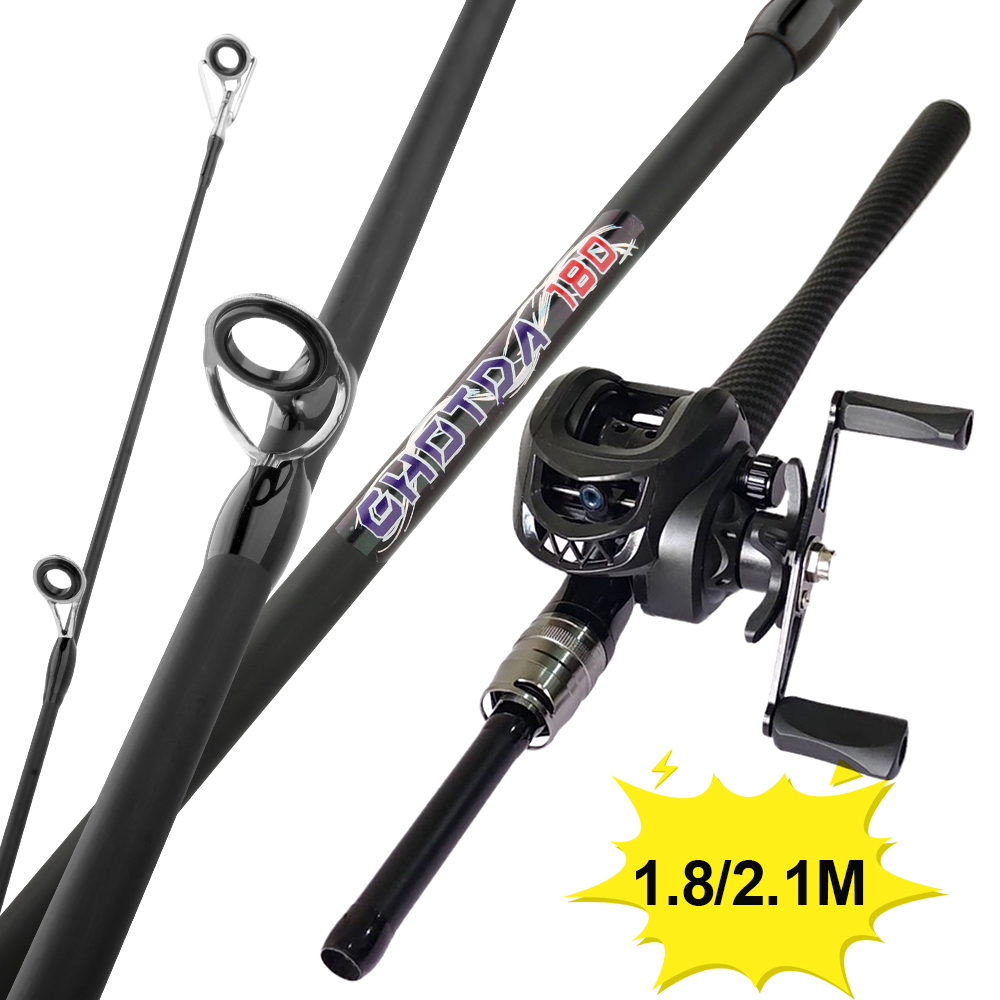 낚시 세트 베이트 캐스팅 루어 로드 및 릴 세트 루어  - Fishing Rod Combo 리뷰 및 가격